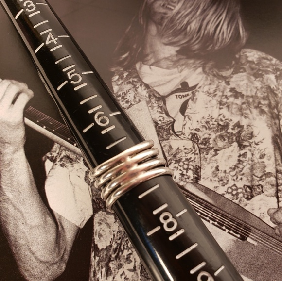 Vintage 1970s Modernist Sterling Silver Ring - Picture 3 of 4